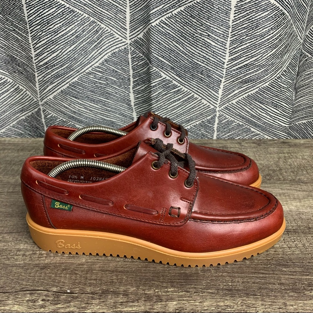 Bass Sports Leather Lace Up Oxfords